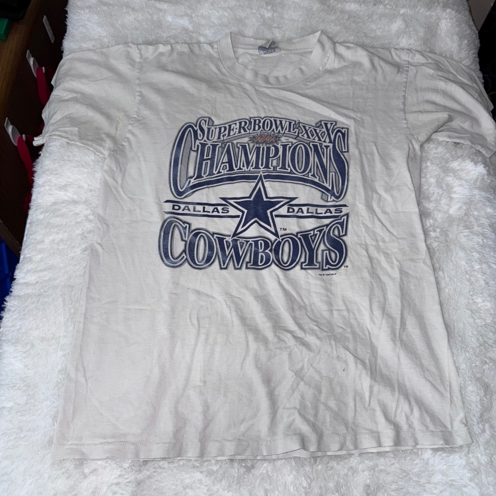 Vintage 90s Dallas Cowboys Super Bowl XXX Champions NFL T‎ Shirt